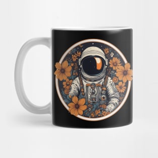 Astronaut in flowers Mug